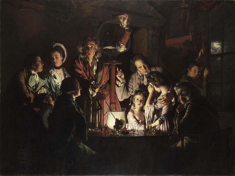 Joseph wright of derby An Experiment on a Bird in an Air Pump China oil painting art